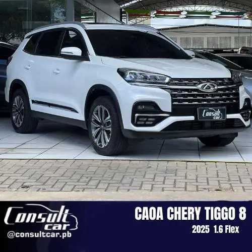 Carro CAOA Chery Tiggo 8 2025 Max Drive 1.6 Turbo Aut.