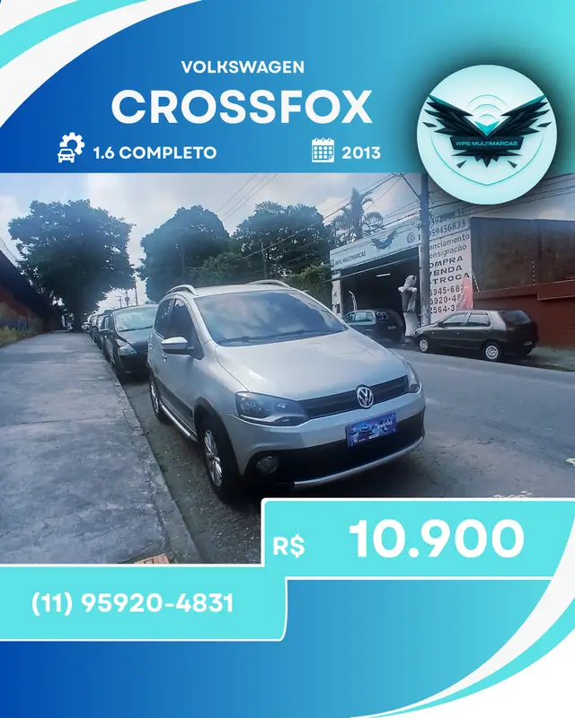 Carro Volkswagen CrossFox 2013 I-Motion 1.6 VHT (Flex)