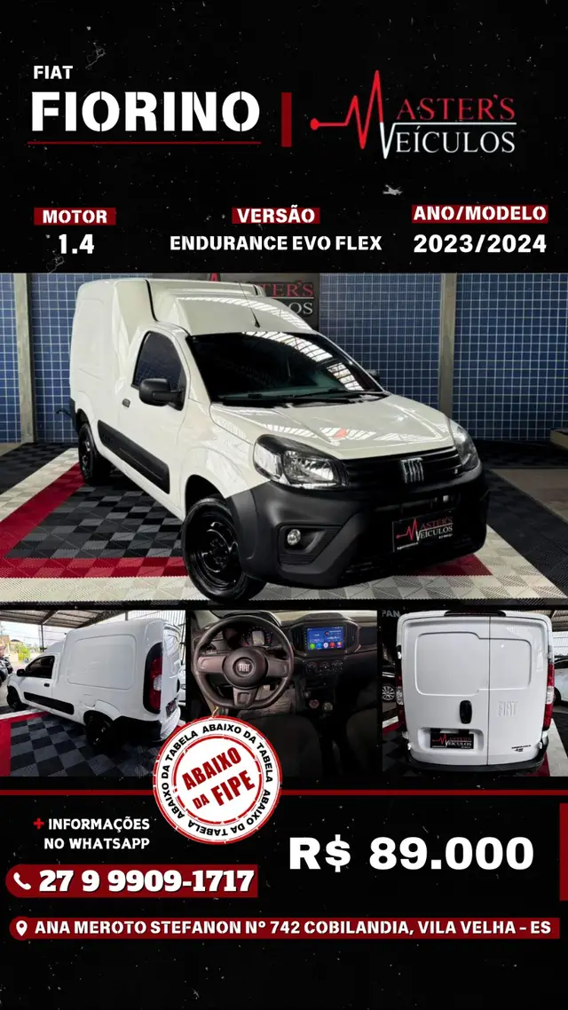 Carro Fiat Fiorino 2024 1.4 Endurance (Flex)