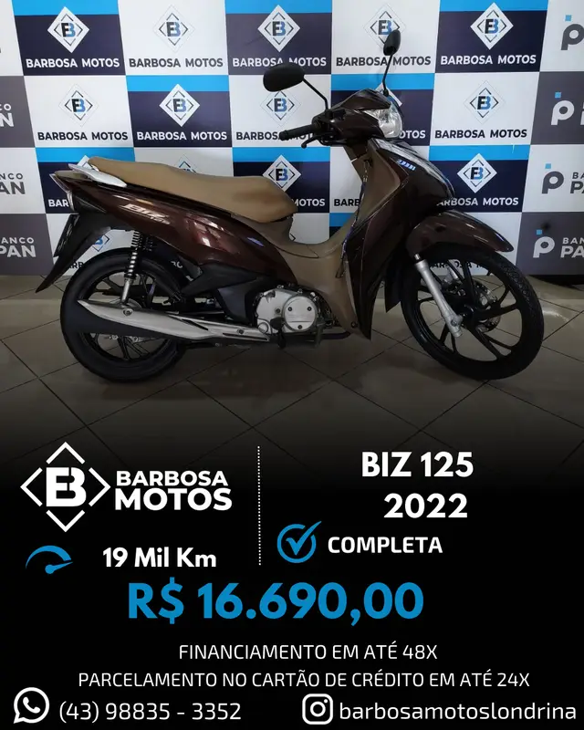 Moto Honda Biz 125i 2022 Flex