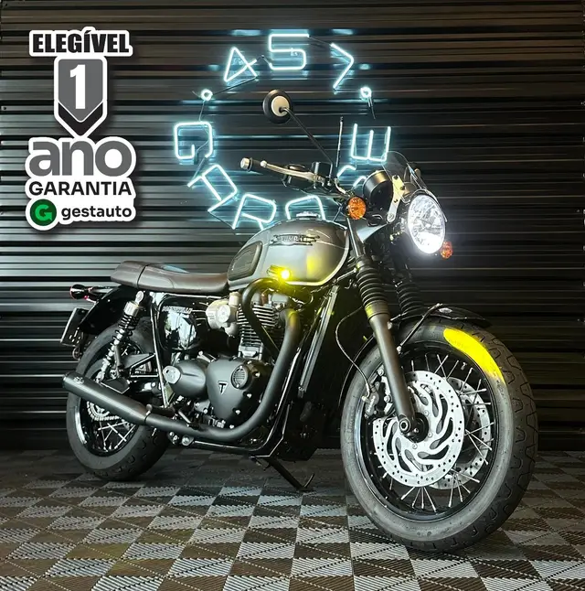 Moto Triumph Bonneville T120 2024 Black