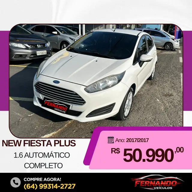 Carro Ford Fiesta Sedan 2017 SEL 1.6