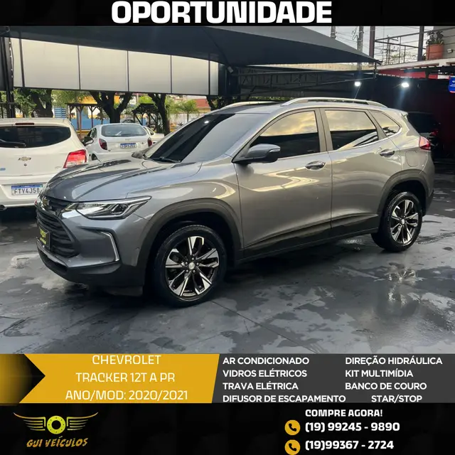 Carro Chevrolet Tracker 2021 Premier 1.2 Turbo (Flex) (Aut)