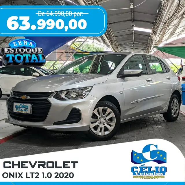Carro Chevrolet Onix 2020 LT 1.0 (Flex)