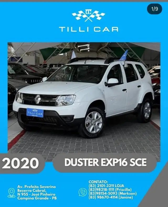 Carro Renault Duster 2020 1.6 16V Expression (flex)
