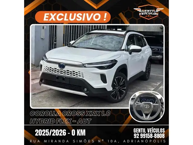 Carro Toyota Corolla Cross 2026 XRX Hybrid 1.8