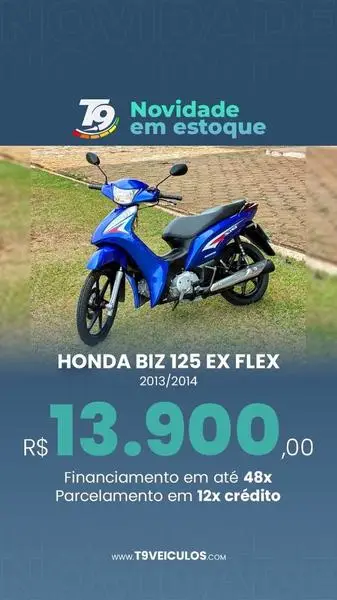 Moto Honda Biz 125 2014 EX