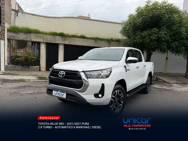 Carro Toyota Hilux Cabine Dupla 2021 SRV 2.8 TDI CD 4x4 (Aut)