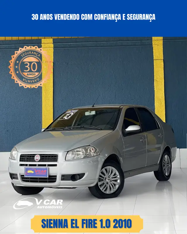 Carro Fiat Siena 2010 EL 1.0 8V (Flex)