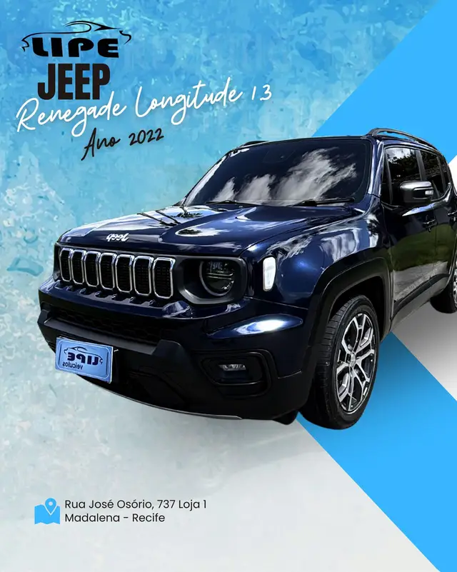 Carro Jeep Renegade 2022 Longitude 1.3 Turbo 4x2