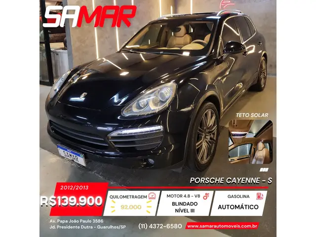 Carro Porsche Cayenne 2013 4.8 V8 S 4WD