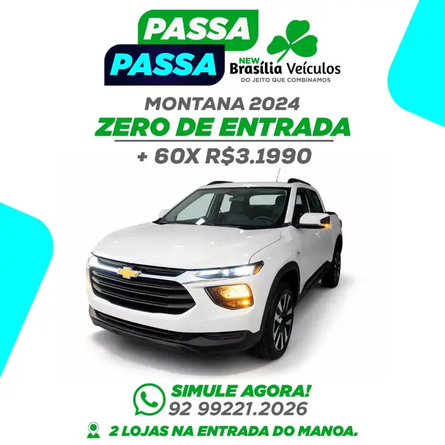 Carro Chevrolet Montana 2024 LT 1.2 Turbo