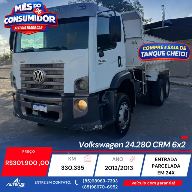 Caminhão Volkswagen 24.280 2013 Constellation  E DC