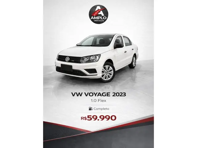 Carro Volkswagen Voyage 2023 1.0 MPI (Flex)