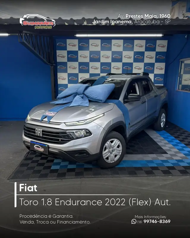 Carro Fiat Toro 2022 Endurance 1.8 (Flex) (Aut)