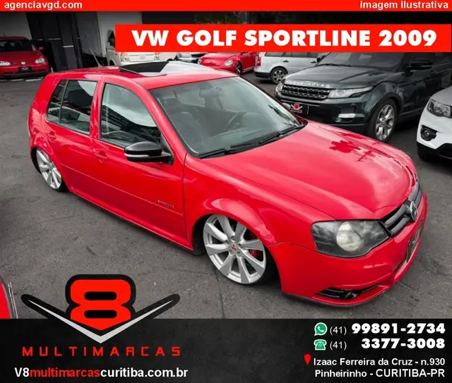 Carro Volkswagen Golf 2009 Sportline 1.6 (Flex)