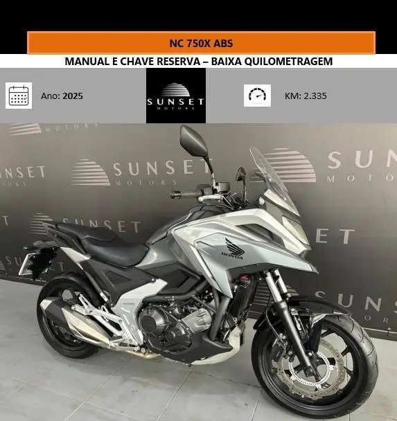 Moto Honda NC 750X 2025 ABS