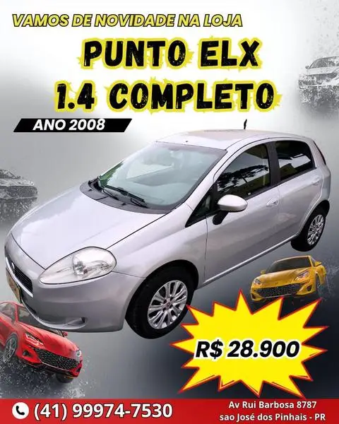 Carro Fiat Punto 2008 1.4 (Flex)