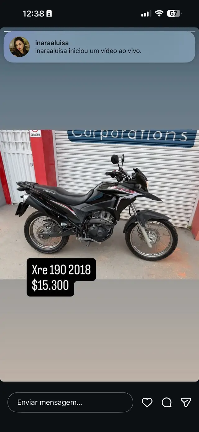 Moto Honda XRE 190 2018 (ABS) (Flex)