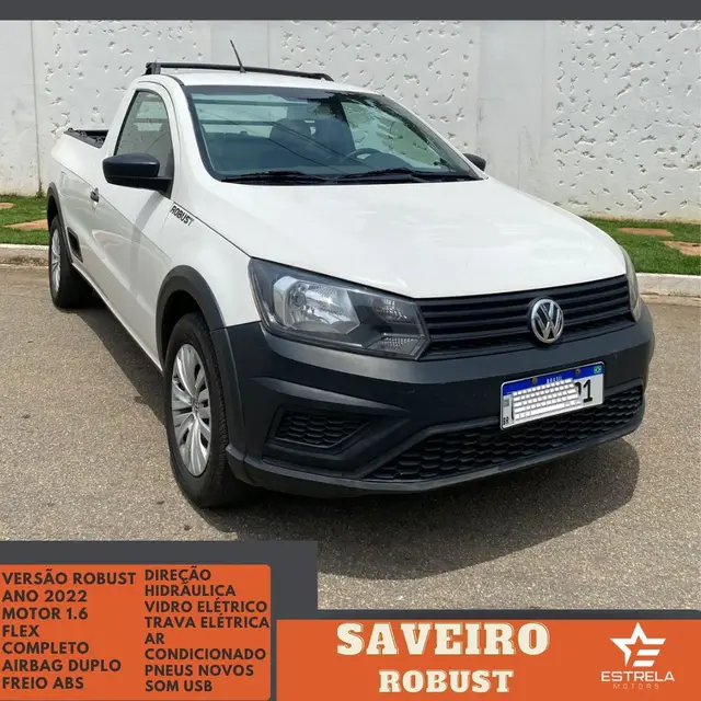 Carro Volkswagen Saveiro 2022 Robust 1.6 MSI CS (Flex)