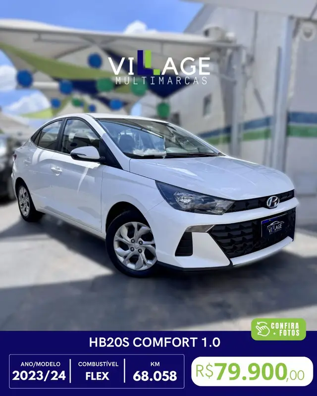 Carro Hyundai HB20S 2024 Comfort 1.0 (Flex)
