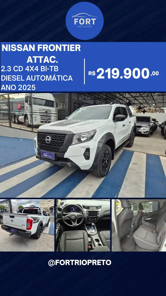 Carro Nissan Frontier 2025 Attack 2.3 Turbo 4x4