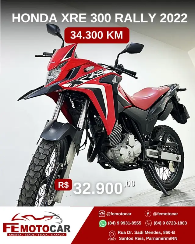Moto Honda XRE 300 2022 (ABS) (Flex)
