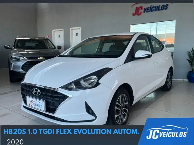Carro Hyundai HB20S 2020 1.0 TGDI FLEX EVOLUTION AUTOMÁTICO