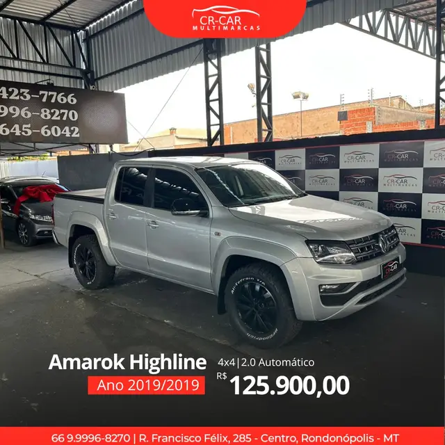 Carro Volkswagen Amarok 2019 2.0 CD 4x4 TDi Highline (Aut)