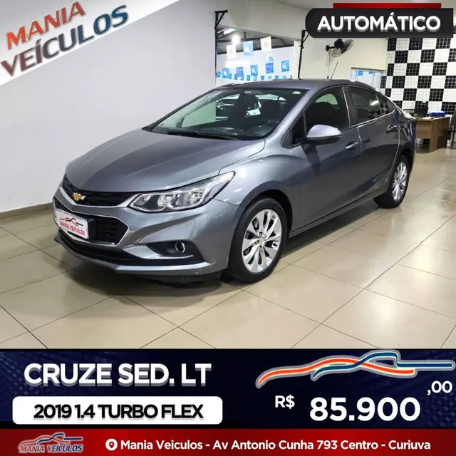 Carro Chevrolet Cruze 2019 LT 1.4 16V Turbo Flex (Aut) (Flex)