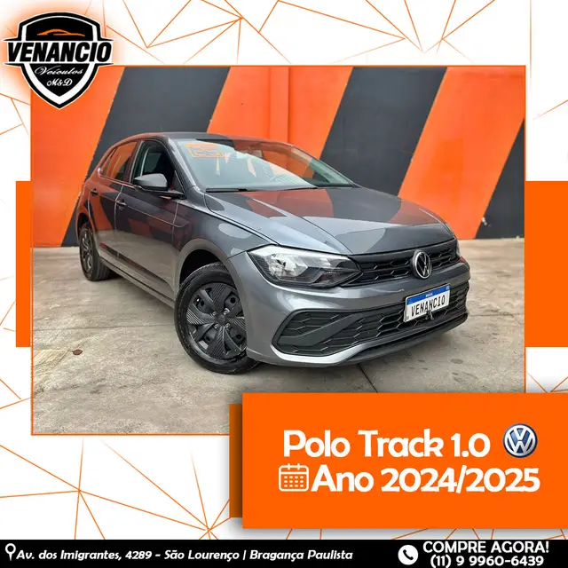 Carro Volkswagen Polo 2025 Track 1.0 Flex 12V 5p
