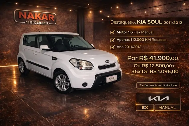 Carro Kia Soul 2012 EX 1.6 16V U.114