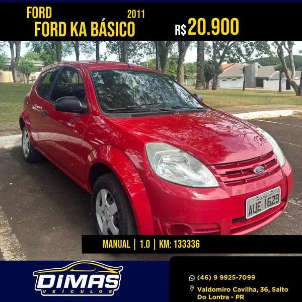 Carro Ford Ka 2011 Ka 1.0 (Flex)