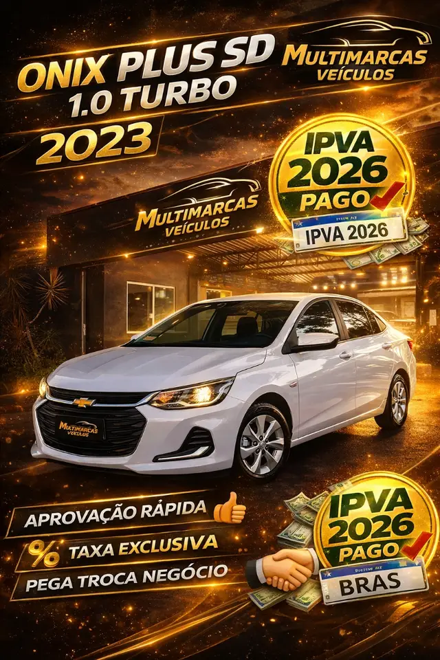 Carro Chevrolet Onix Plus 2023 LT 1.0 Turbo