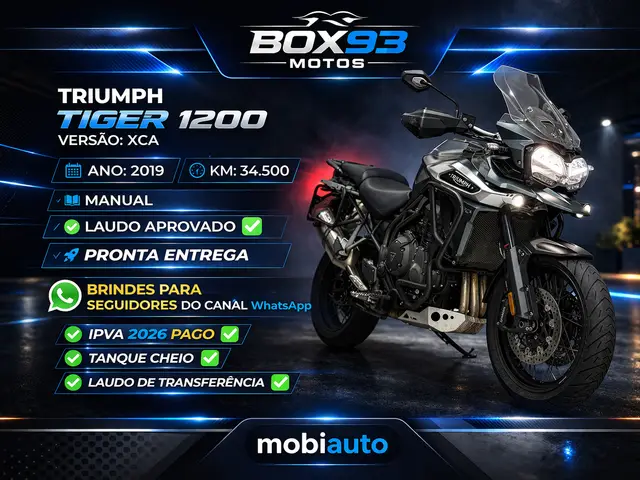 Moto Triumph Tiger 1200 2019 XCA