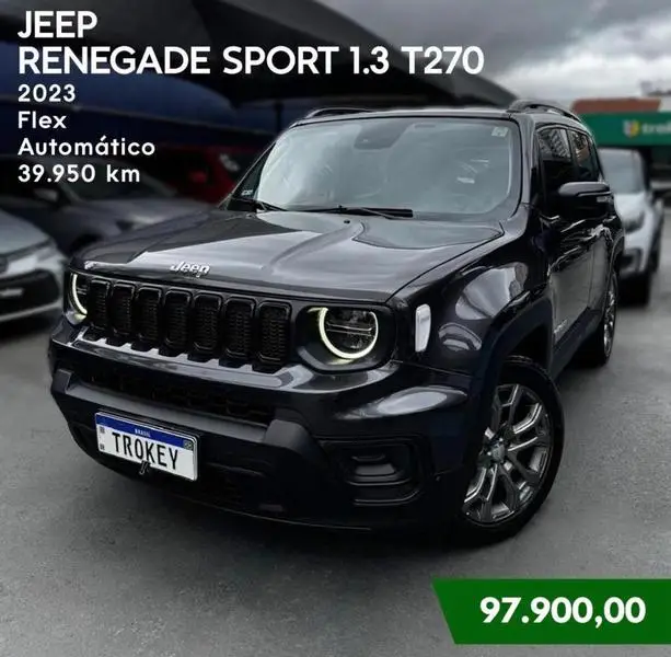 Carro Jeep Renegade 2023 Sport T270 1.3 Turbo 4x2