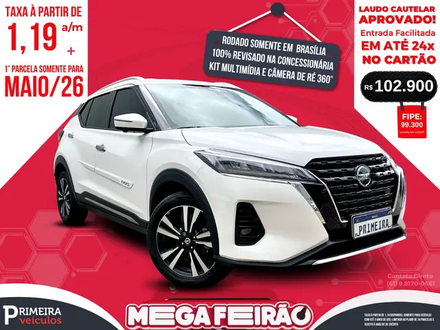 Carro Nissan Kicks 2022 Exclusive 1.6 CVT (Flex)