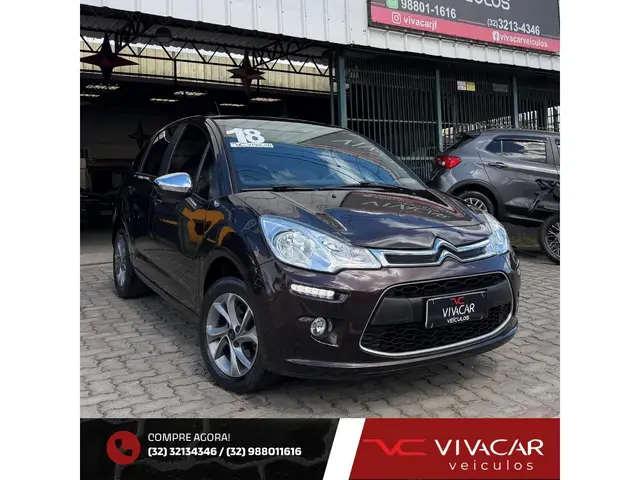Carro Citroën C3 2018 Tendance 1.6 VTI 120 (Flex) (Aut)
