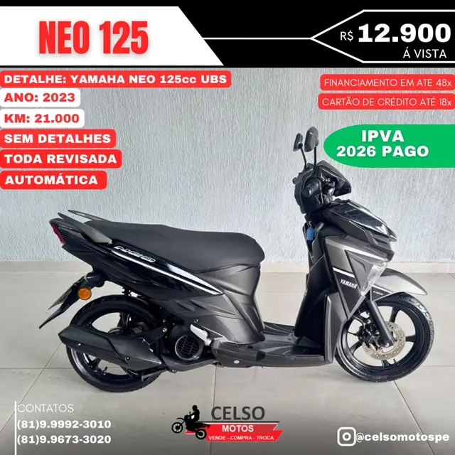 Moto Yamaha Neo 125 2023 Automatic