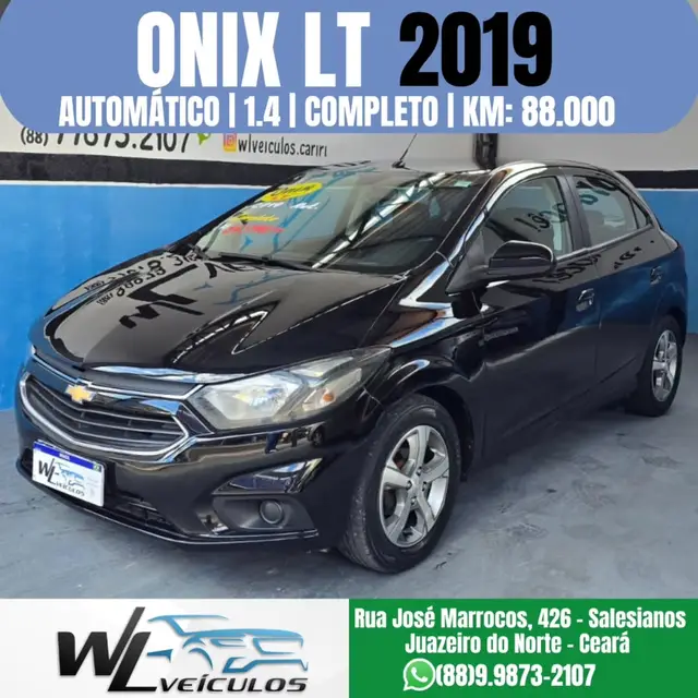 Carro Chevrolet Onix 2019 1.4 LT SPE/4 (Aut)