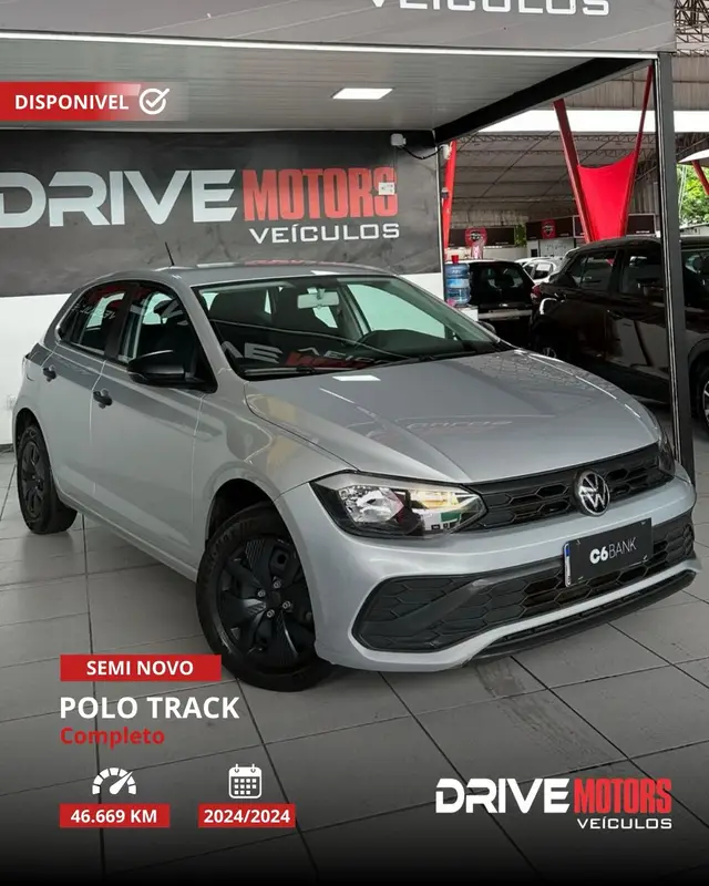Carro Volkswagen Polo 2024 Track 1.0 Flex 12V 5p