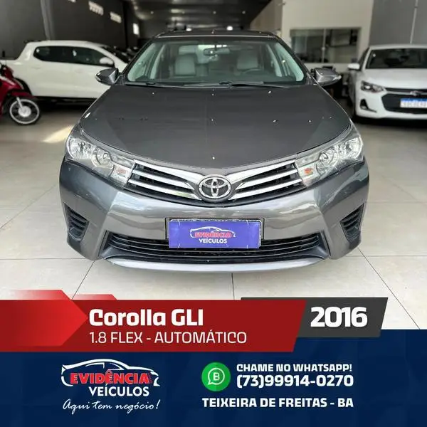 Carro Toyota Corolla 2016 1.8 GLi (Aut.)