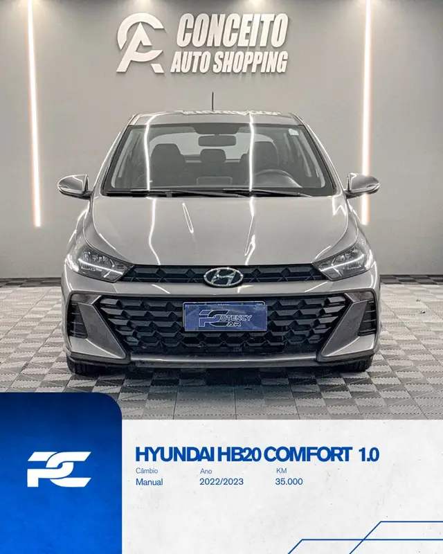 Carro Hyundai HB20 2023 Comfort 1.0 (Flex)