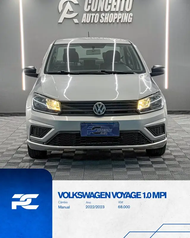 Carro Volkswagen Voyage 2023 1.0 MPI (Flex)