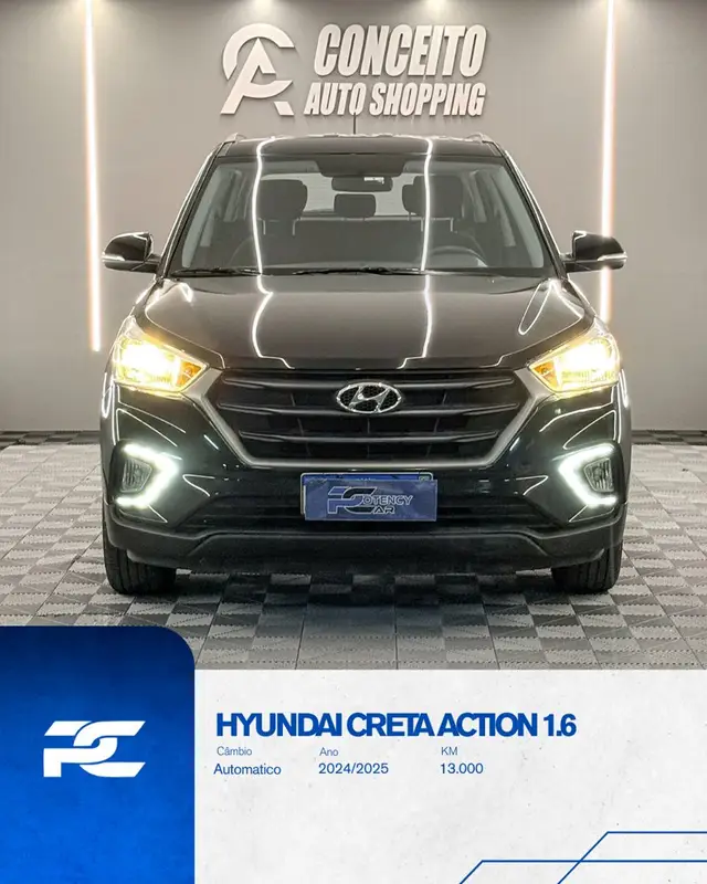 Carro Hyundai Creta 2025 Action 1.6 (Aut) (Flex)