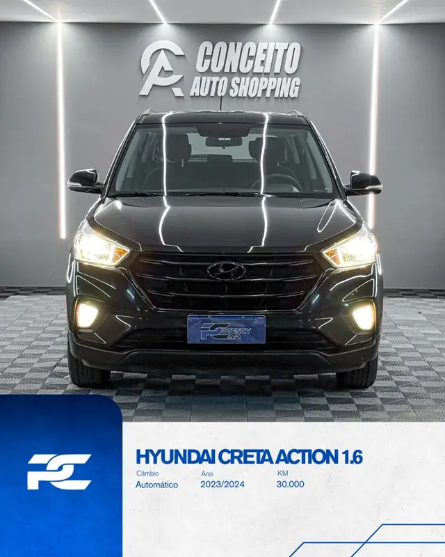 Carro Hyundai Creta 2024 Action 1.6 (Aut) (Flex)