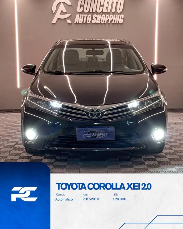 Carro Toyota Corolla 2016 2.0 XEi Multi-Drive S (Flex)