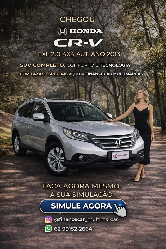 Carro Honda CR-V 2013 EXL 2.0 16v 4x4 Flexone (Aut)