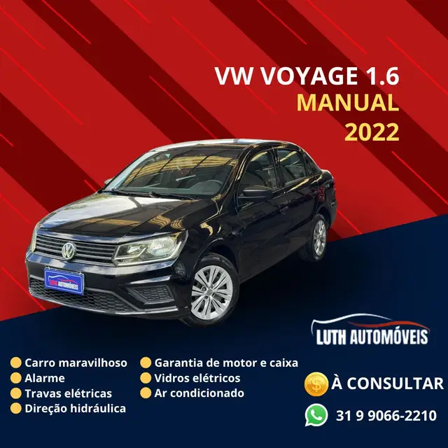 Carro Volkswagen Voyage 2022 1.6