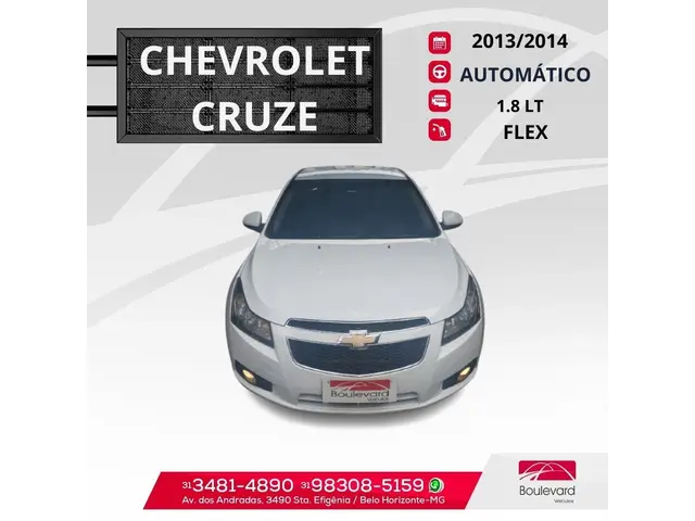 Carro Chevrolet Cruze 2014 LT 1.8 16V Ecotec (Aut)(Flex)